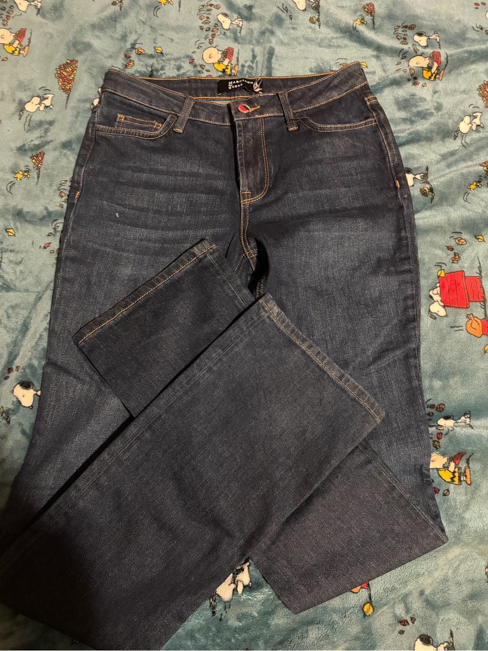 Marciano Dark Blue Straight Leg Jeans